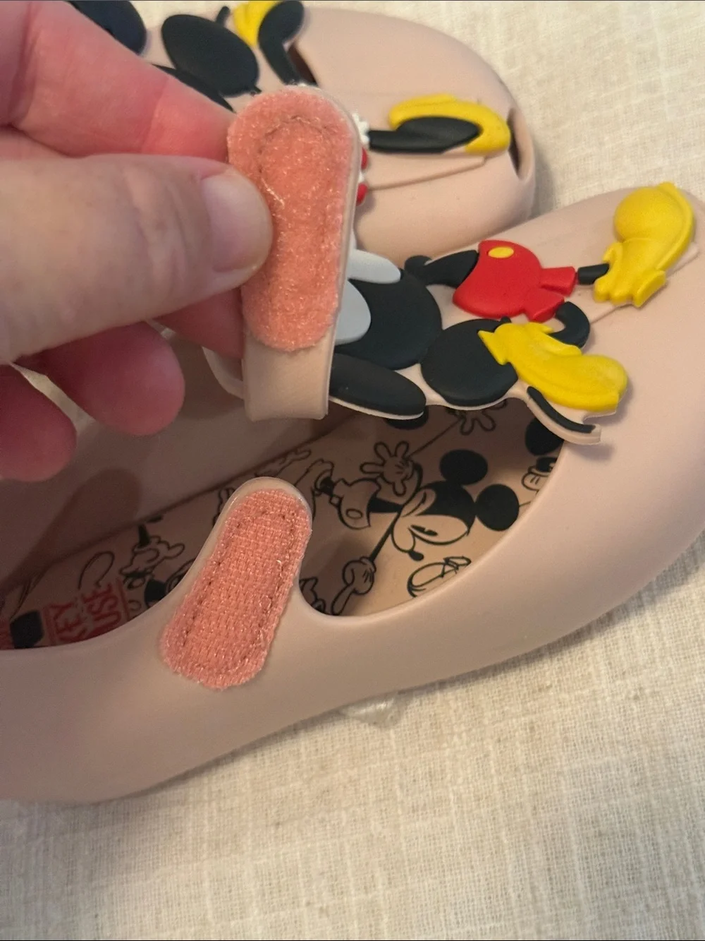 Mini Melissa; Kissing Minnie & Mickey. No Tags, Never Worn